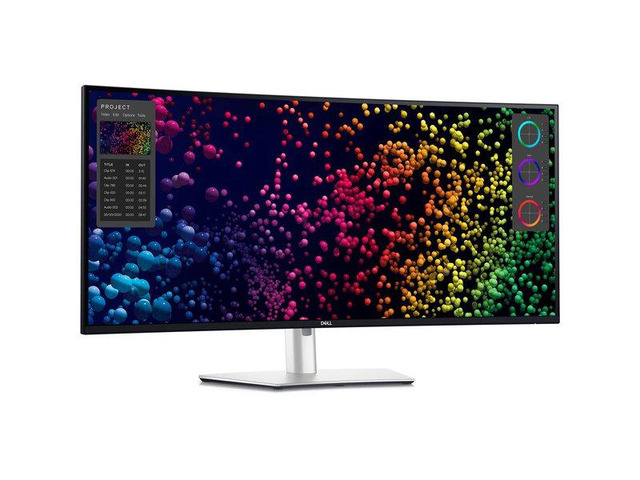 Open_Box - Dell 40" UltraSharp Ultrawide Curved Monitor, IPS 5K WUHD HDR 120Hz 5ms LED, Thunderbolt 4 HDMI DP, USB-C/A, 2.5Gb RJ45, Speaker,Fully Adjustable, Anti-Glare (U4025QW)