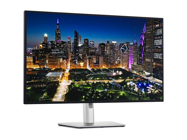 Open_Box - Dell 32" UltraSharp Monitor, IPS 4K HDR 2160p 120Hz 5ms GTG LED, Thunderbolt 4 HDMI DisplayPort, Fully Adjustable, Anti-Glare (U3225QE)