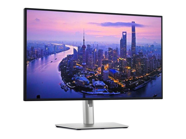 Open_Box - Dell 27" UltraSharp Monitor, 4K UHD 2160p HDR 120Hz 5ms GTG IPS, DP/HDMI,USB-C, USB-A, Swivel/Pivot/Height/Tilt Adjustable - White(U2725QE)