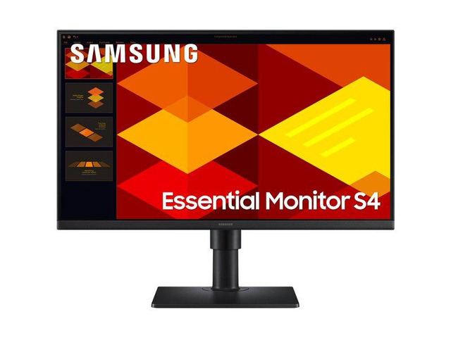 Samsung 24" S40GD Business Essential Monitor, IPS FHD 1080p 100Hz 5ms GTG LED, HDMI DisplayPort, Fully Adjustable (LS24D402GANXGO)