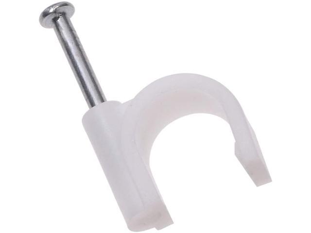 50pcs Nylon R Type Cable Clip Clamp for 15mm Dia Wire Hose Tube for sale online 