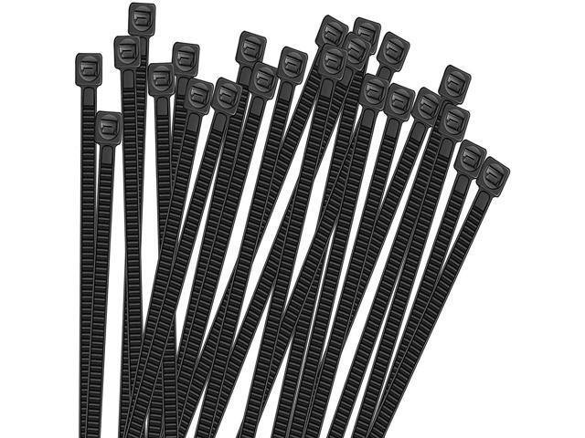 Beadnova Cable Ties 100 Pcs Tie Wraps Zip Ties Heavy Duty for Multi-Purpose 8 Inch, Black and White, 50pcs for Each Beadnova Cable Ties 100 Pcs Tie Wraps Zip Ties Heavy Duty for Multi-Purpose 8 Inch, Black and White, 50pcs for Each