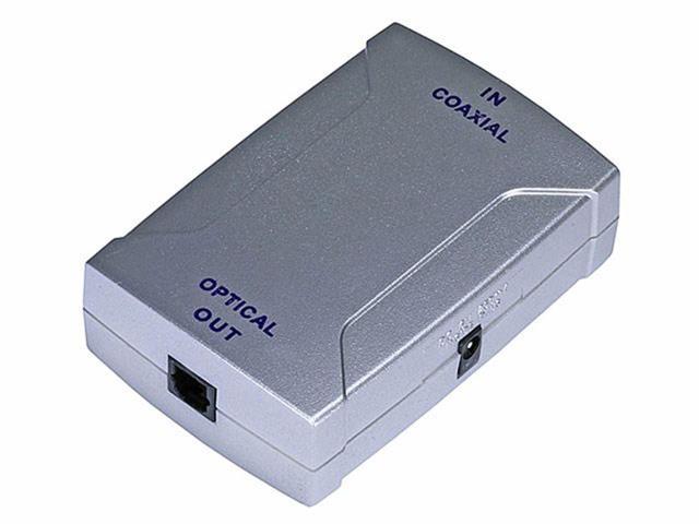 Monoprice Digital Coaxial (RCA) to S/PDIF (Toslink) Digital Optical Audio Converter