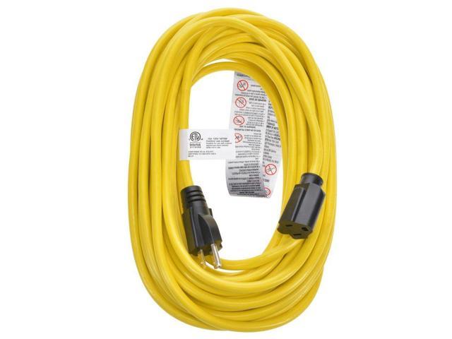 Monoprice Outdoor Extension Cord - 50 Feet - Yellow