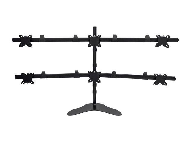Photo 1 of Monoprice Hex (6) Monitor Free Standing Desk Mount for 15~30in Monitors NEW 