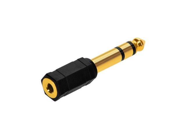 Monoprice 2.5mm TRS Stereo Plug to 3.5mm TRS Stereo Jack Adapter, Gold  Plated