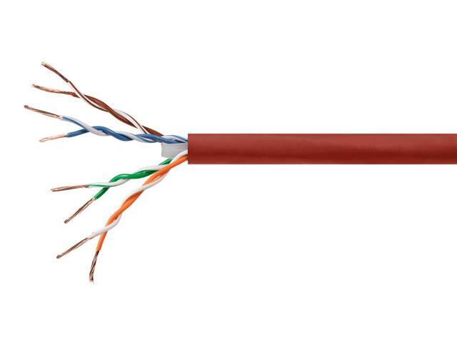 250FT CAT6 Ethernet LAN Network Cable UTP Stranded COPPER CM In-Wall 24AWG Black