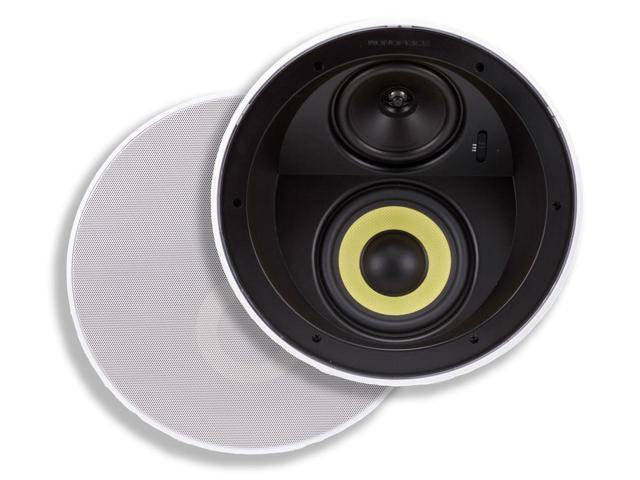 Photo 1 of Monoprice 3 Way In-Ceiling Speakers - 6.5 Inches (Pair) With Concentric Mid/Highs, Aramid Fiber Cone Driver and Titanium Silk Dome Tweeters