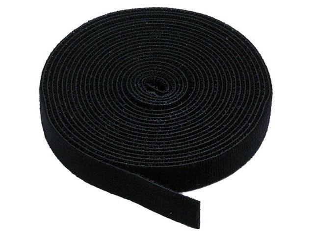 Photo 1 of (2 PACK) Monoprice Hook & Loop Fastening Tape, 3/4-inch Wide, 5 yards/Roll - Black