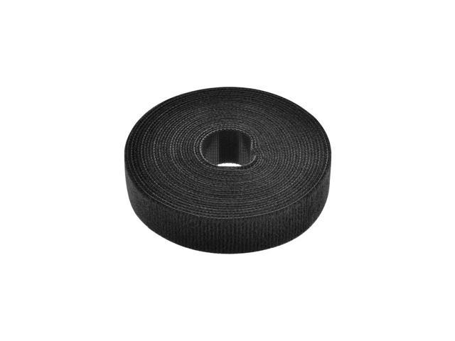 Photo 1 of (2 PACK) Monoprice Hook & Loop Fastening Tape, 3/4-inch Wide, 5 yards/Roll - Black