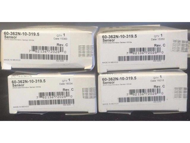 "4" GE Interlogix 60-362N-10-319.5 Wireless Crystal Door Window sensor