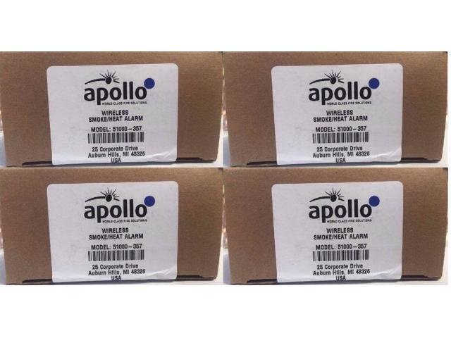 Model 3 Pack Apollo Wireless Smoke/Heat Alarm White 51000-051 
