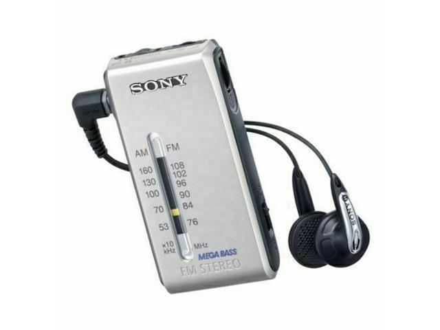 Sony SRF-S84 FM/AM Super Compact Radio Walkman MDR Fontopia Ear 