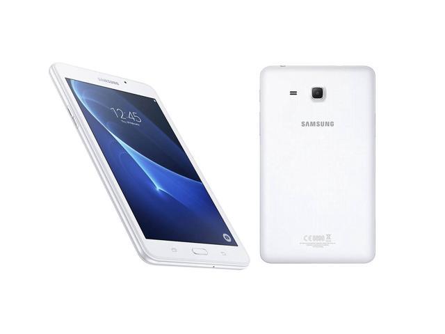 SAMSUNG Galaxy Tab A SM-T280NZWAXAR Quad Core Processor 1.30 GHz 1.5 GB Memory 8 GB Flash Storage 7.0" 1280 x 800 Tablet Android 5.1 (Lollipop) White