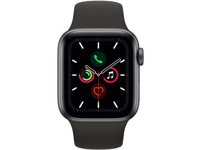 Apple Watch Series 5 (GPS + Cellular, 44mm) - Space Gray Aluminum Case with  Black Sport Band Space Gray Aluminum with Black Sport Band - Newegg.com