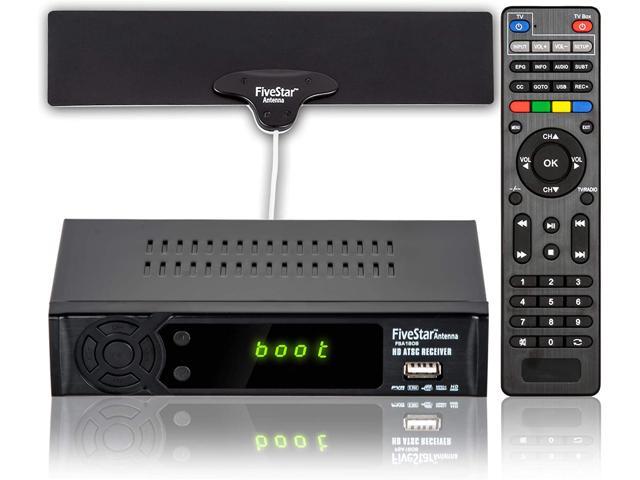 Playback U-003 Set-Top Box for Analog HDTV Live 1080P Converter with TV Tuner Timer Setting ATSC Digital TV Converter Box Multimedia Player Freeview EPG LED PVR Recording Time Shift 