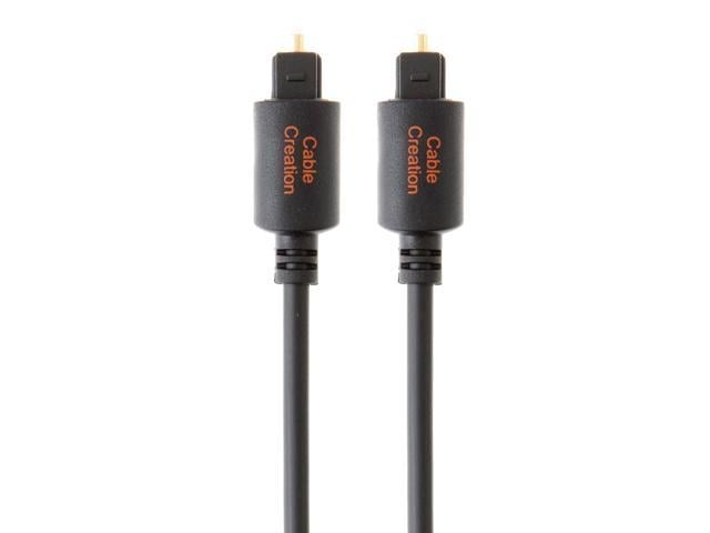 Photo 1 of CableCreation (12Feet) Slim Toslink Optical Digital Audio Cable OD:4.0mm Molded Black