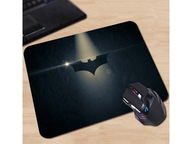 Comics Superhero Batman Arkham Black Logo Customized Mouse Pad Fashion Cool Laptop Computer Silicone Pad to Mouse Game