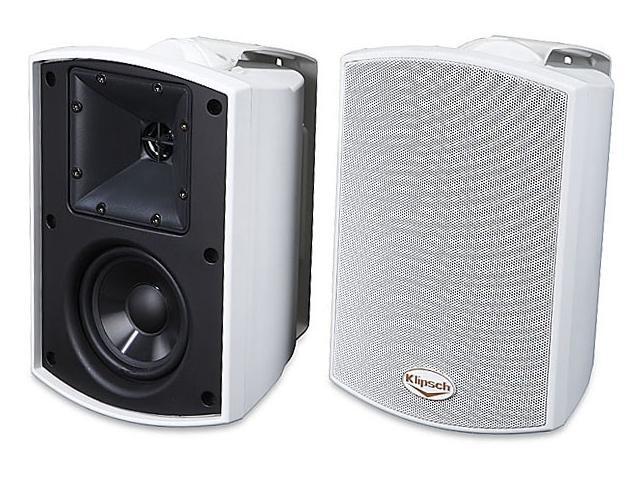 Klipsch Aw 400 2 Way Reference Series Outdoor Speakers Pair White