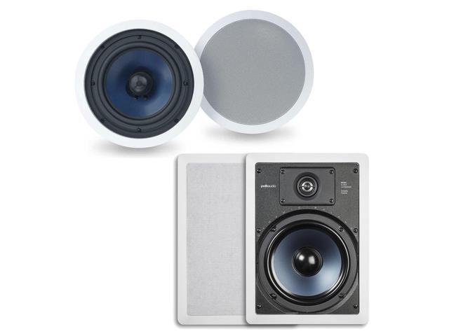 Polk Audio Rc80i 8 Round In Ceiling Speakers Pair Rc85i 8 In