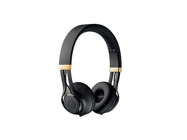 Refurbished: Jabra Revo Wireless Bluetooth Stereo Headphones Black/Gold Newegg.com