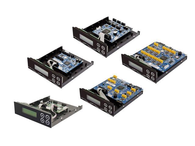 Bestduplicator Premium Series - SATA CD/DVD/Blu Ray Duplicator Controller (1 to 3) Target - Supports Lightscribe w/128MB Buffer Memory