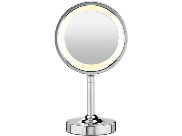 Conair Reflections Double Sided Lighted Makeup Mirror 5x Magnification Chrome Newegg Com - Conair Double Sided Lighted Makeup Mirror With 5x Magnification Conair Reflections Double Sided Lighted Makeup Mirror 5x Magnification Chrome Newegg Com - Conair Double Sided Lighted Makeup Mirror With 5x Magnification