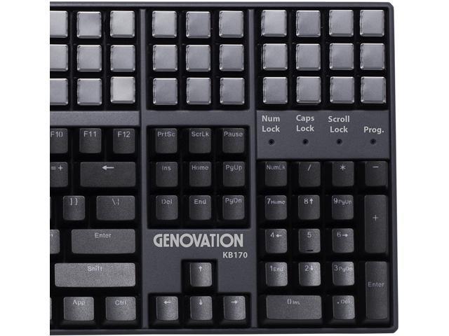 genovation wired 66 keys keyboard programmable usb kb170