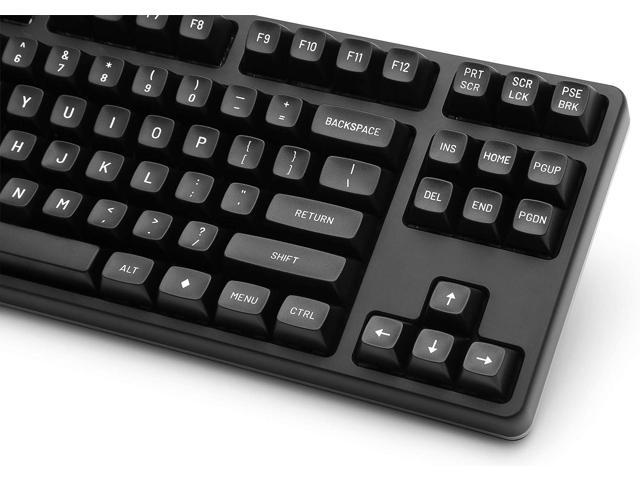 Drop MT3 White-on-Black Keycap Set, ABS Hi-Profile Keycaps 