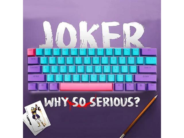 Gtsp 61 Keycaps 60 Percent Ducky One 2 Mini Keycaps Of Mechanical Gaming Keyboard Oem Profile Rgb Pbt Keycap Set With Key Puller For Cherry Mx Switches Gk61 Rk 61 Anne Pro 2 Joker Only