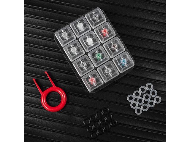 Griarrac Cherry MX Switch Tester Switch Sampler Mechanical Keyboards 12-Key  Switch Testing Tool, with Keycap Puller and Switch O Rings (Includes