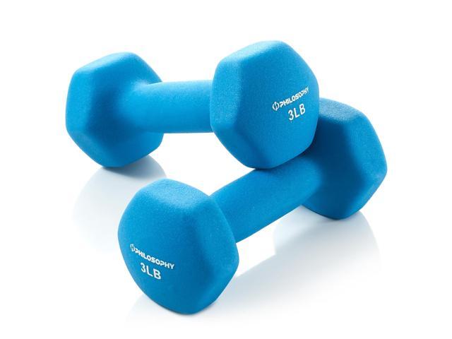 REFURBISHED Neo Dumbbells Weights Home Gym Fitness Aerobic Exercise Iron Pair 