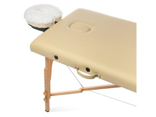 Saloniture Fleece Massage Table Face Cradle Cover Facial Bed