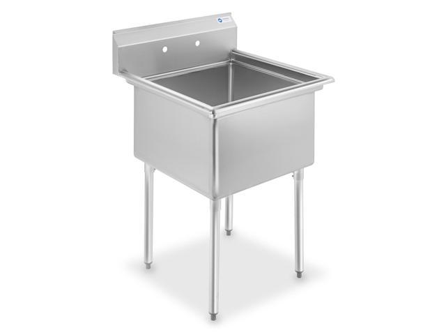 gridmann commercial stainless steel kitchen sink drainboard