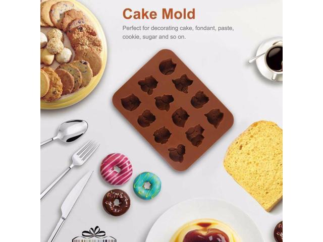 Animal Shape Silicone Cake Decorating Moulds Candy Cookies