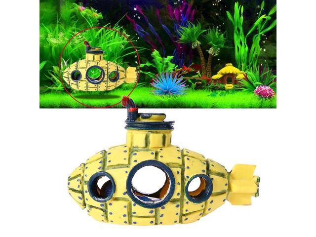 Resin Aquarium Fish Tank Decoration Submarine Wreck Aquatic Fish