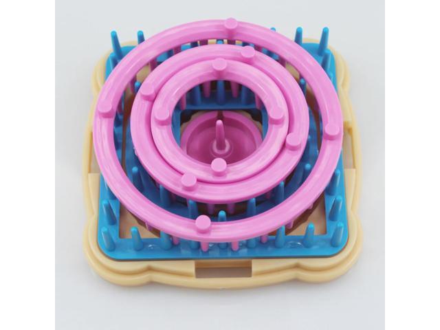 9Pcs//Set Knitting Loom Flower Pattern Maker Yarn Needle Knit Hobby DIY Tools Kit