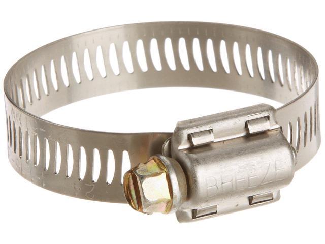 10pk Breeze 62024H Power Seal Clamps with Plated Screw 2/" 1-1//16/"