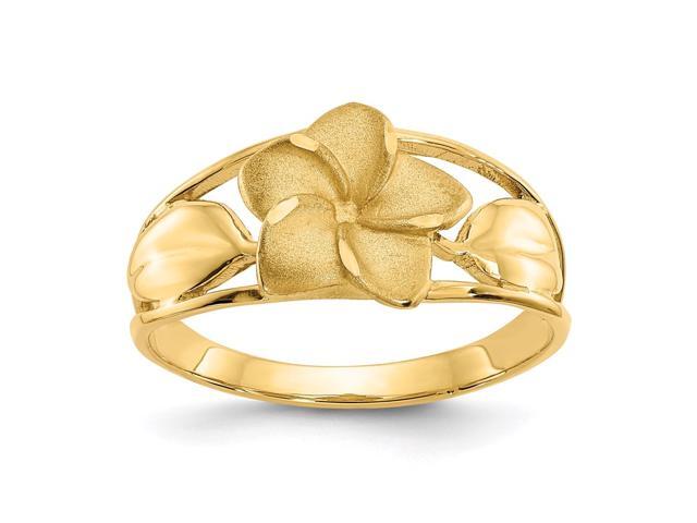 14K Satin Valley Dome Ring
