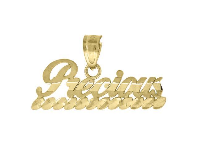 10kt Gold DC Unisex Ht:19.3mm x W:14.1mm Heart Charm Pendant