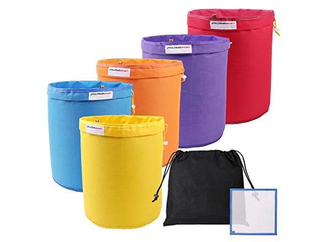 Viparspectra Bubble Bags 1 Gallon 4 Bag Set Herbal Ice Hash Essence Extractor Kit With Pressing Screen And Storage Newegg