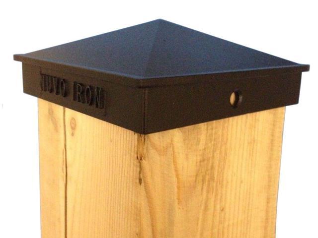 Nuvo Iron 3 5 X 3 5 Nominal 4x4 Pyramid Ornamental Aluminium