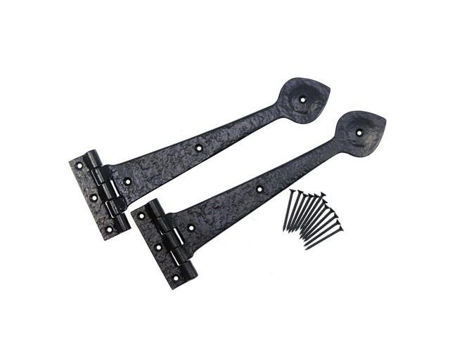 Nuvo Iron Antique Look Colonial Thumb Latch Designed for up to 2-3//8/” Thick Gate Black