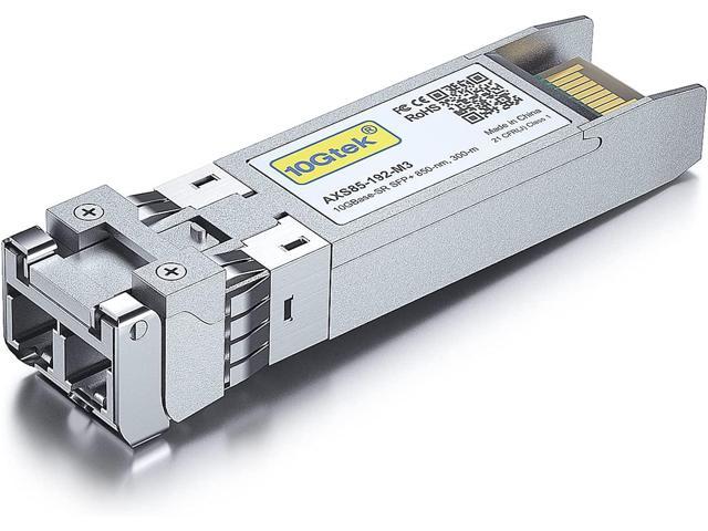 10GBase-SR SFP+ Transceiver, 10G 850nm MMF, up to 300 Meters, Compatible with Ubiquiti UniFi UF-MM-10G