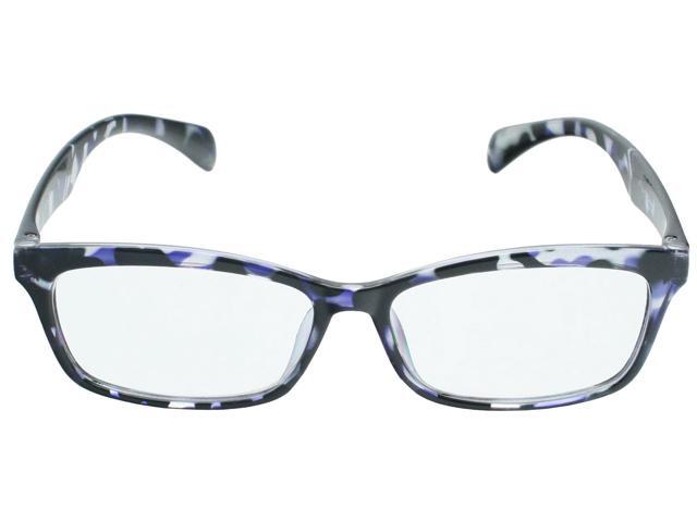True Gear Ishield Anti Reflective Coated Reading Glasses Traditional Style 1 50 Blue Demi Newegg Com