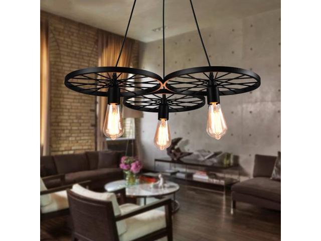 3 Arm Ceiling Light E27 Pendant Lamp Metal Wheels Chandelier Down Coffee Newegg 3 Arm Ceiling Light E27 Pendant Lamp Metal Wheels Chandelier Down Coffee Newegg