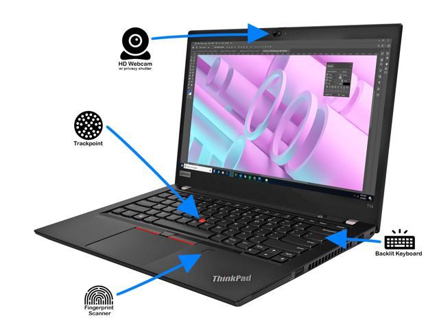 Lenovo ThinkPad T14 Notebook, 14" IPS FHD Display, Intel Core i510210U