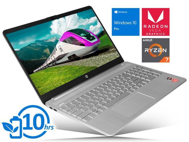 HP 15 Notebook, 15.6" HD Touch Display, AMD Ryzen 7 3700U Upto 4.0GHz, 16GB RAM, 512GB NVMe SSD, Vega 10, HDMI, Card Reader, Wi-Fi, Bluetooth, Windows 10 Pro