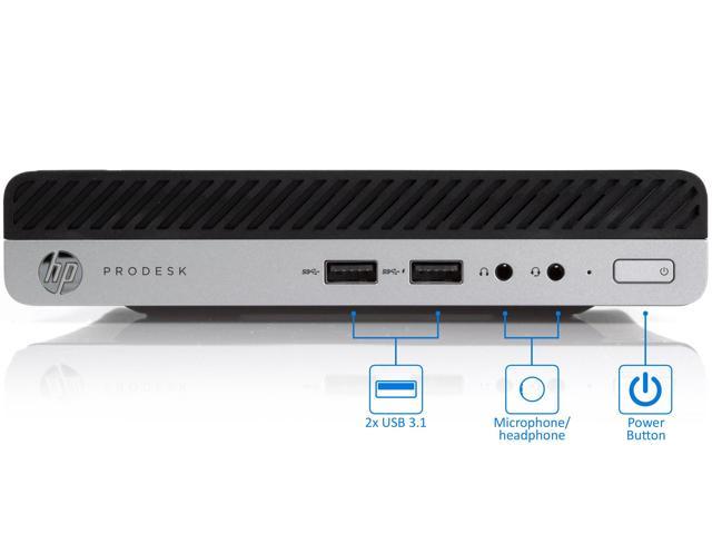 Refurbished: HP ProDesk 400 G4 Mini PC, Intel Core I5-8500T Upto 3.5GHz ...