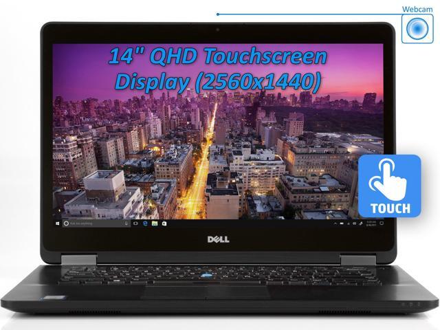 Refurbished Dell Latitude E7470 Notebook 14 Qhd Touchscreen Intel Dual Core I7 6600u Upto 3 4ghz 16gb Ram 512gb Ssd Hdmi Mini Displayport Card Reader Backlit Keyboard Wi Fi Bluetooth Windows 10 Pro Newegg Com